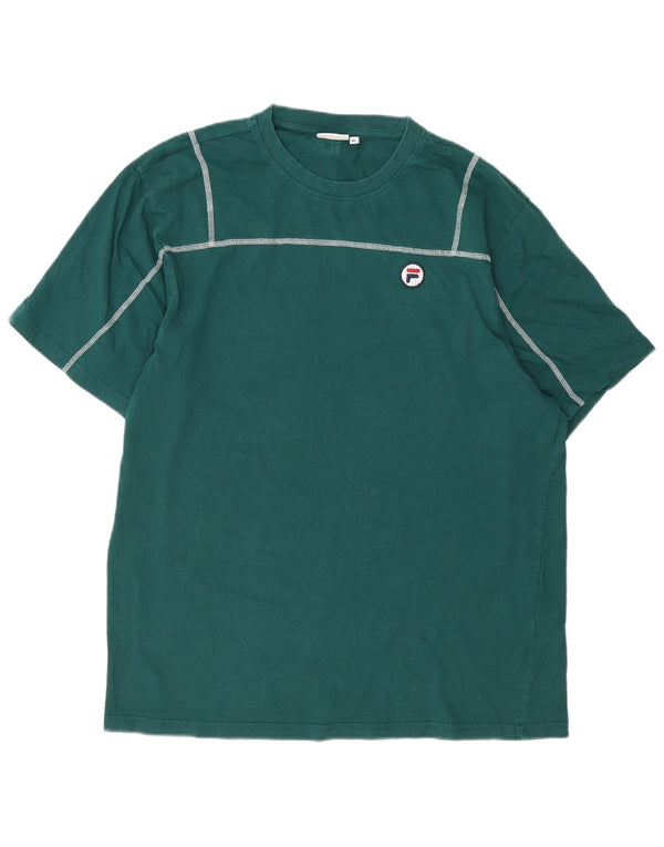 Tricou Bărbați Fila Top XL Bumbac Verde