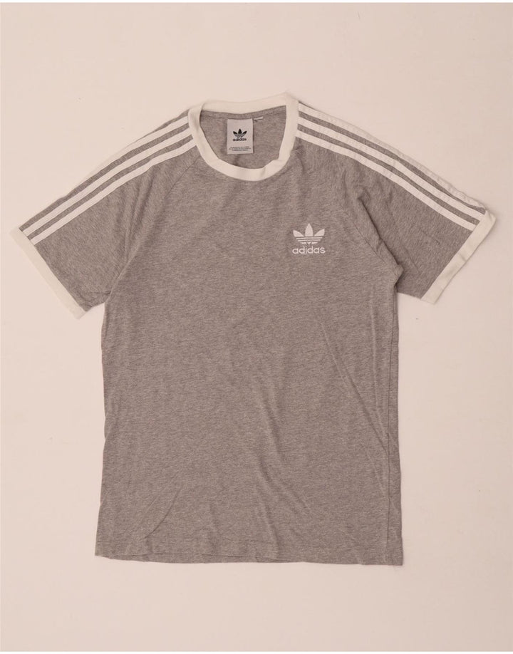 Tricou pentru bărbați Adidas Top mic, gri pete
