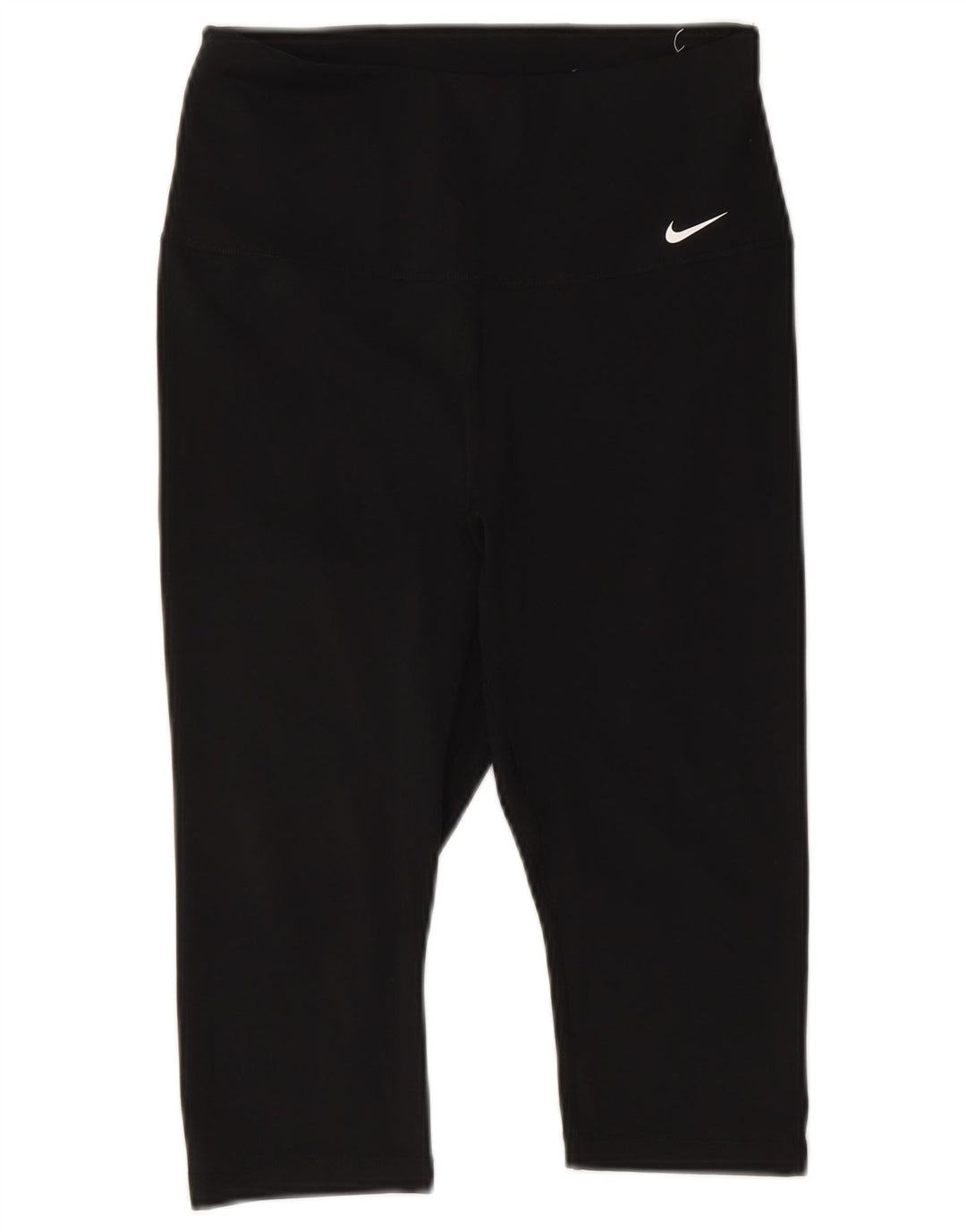 Leggings capri Nike Dri Fit pentru femei UK 12 Poliester mediu negru