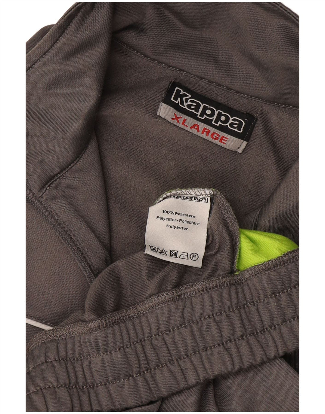 Jachetă de trening pentru bărbați Kappa, XL, gri, poliester color bloc