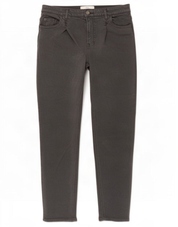 Fat Face Pantaloni casual conici pentru femei cu talie înaltă UK 8 Small W27 L27 Gri