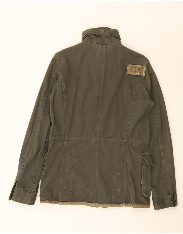 Jachetă grafică pentru bărbați Superdry UK 38 Bumbac kaki mediu