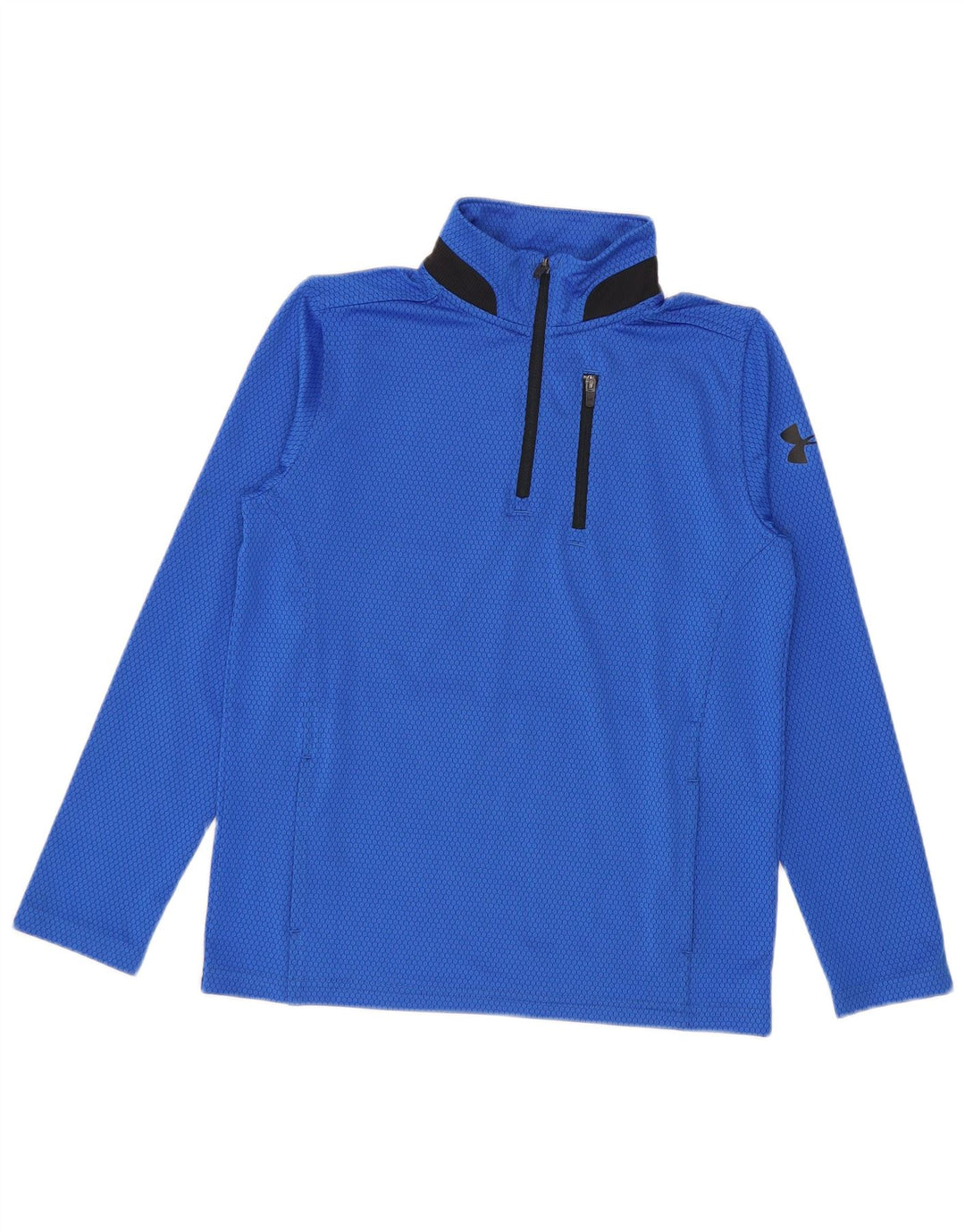 Pulover pentru băieți Under Armour Trening Top 7-8 ani mic albastru Colorblock