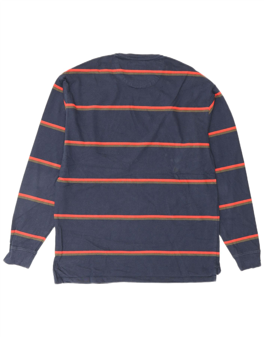 VANS Top pentru bărbați cu mânecă lungă, cu dungi mici, bleumarin