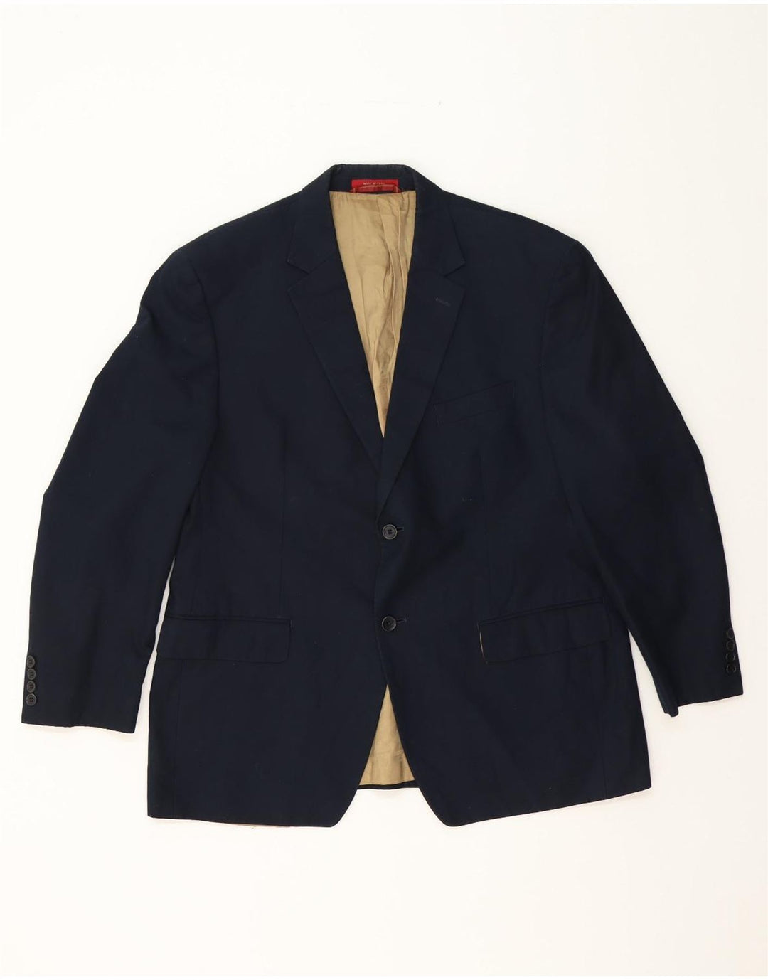 IZOD Mens 2 Button Blazer Jacket UK 40 Large Navy Blue Vintage Izod and Second-Hand Izod from Messina Hembry 