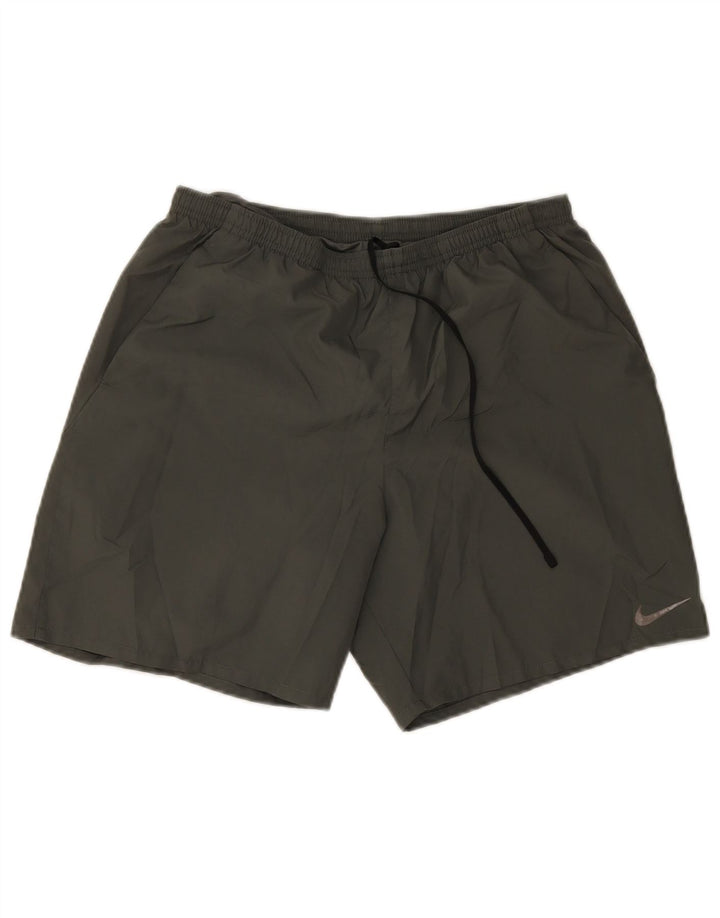 Pantaloni scurți sport Nike Dri Fit pentru bărbați, mari, verde, poliester