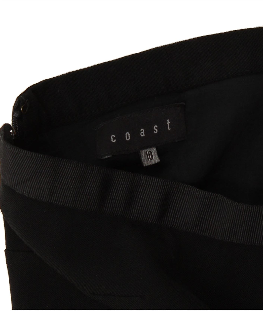 COAST Womens A-Line Skirt UK 10 Small W25  Black Vintage Coast and Second-Hand Coast from Messina Hembry 