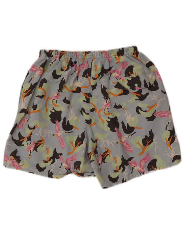 Pantaloni scurți de sport grafic Patagonia pentru femei UK 8 Small Blue Animal Print