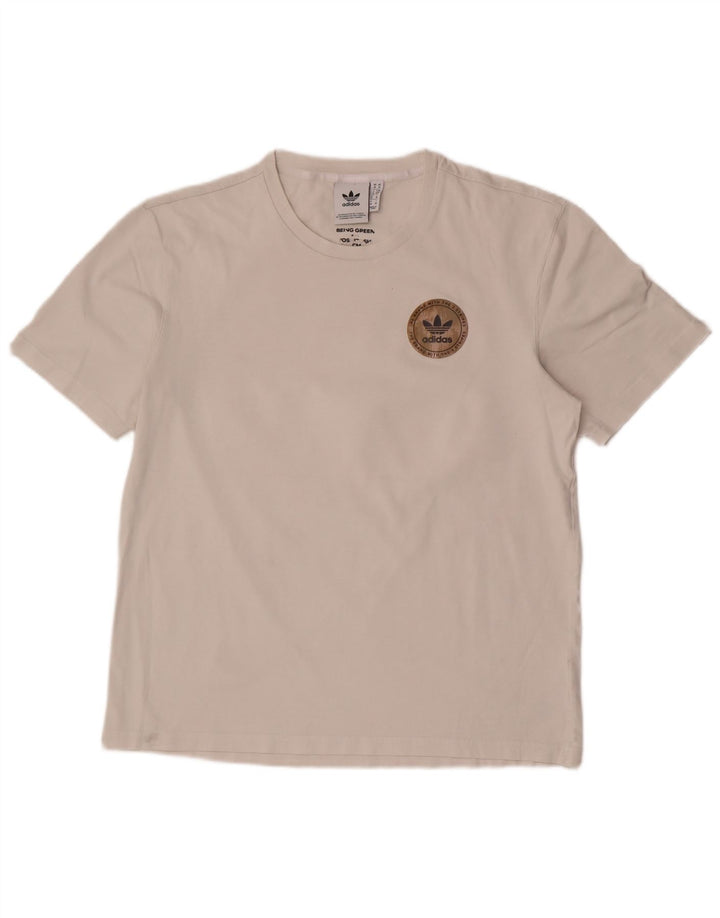 Tricou grafic pentru bărbați Adidas Top Medium White Bumbac