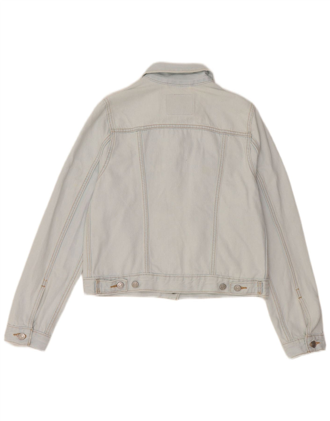 Jachetă Levi's Crop Denim UK 12 Bumbac albastru mediu