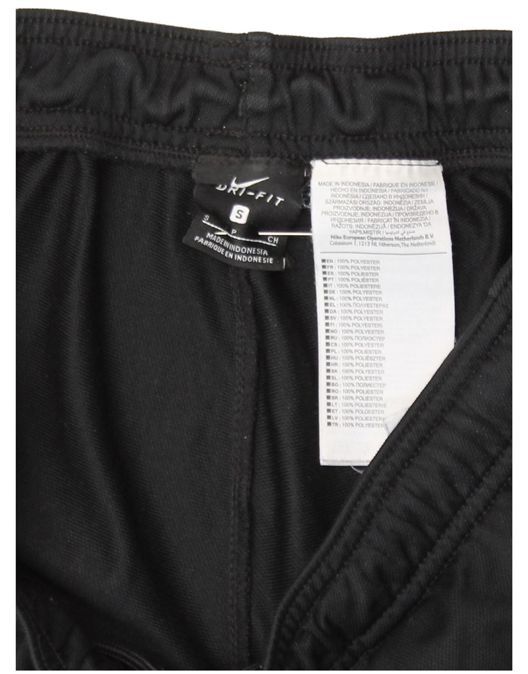 Pantaloni de trening Nike Dri Fit pentru bărbați, poliester negru mic