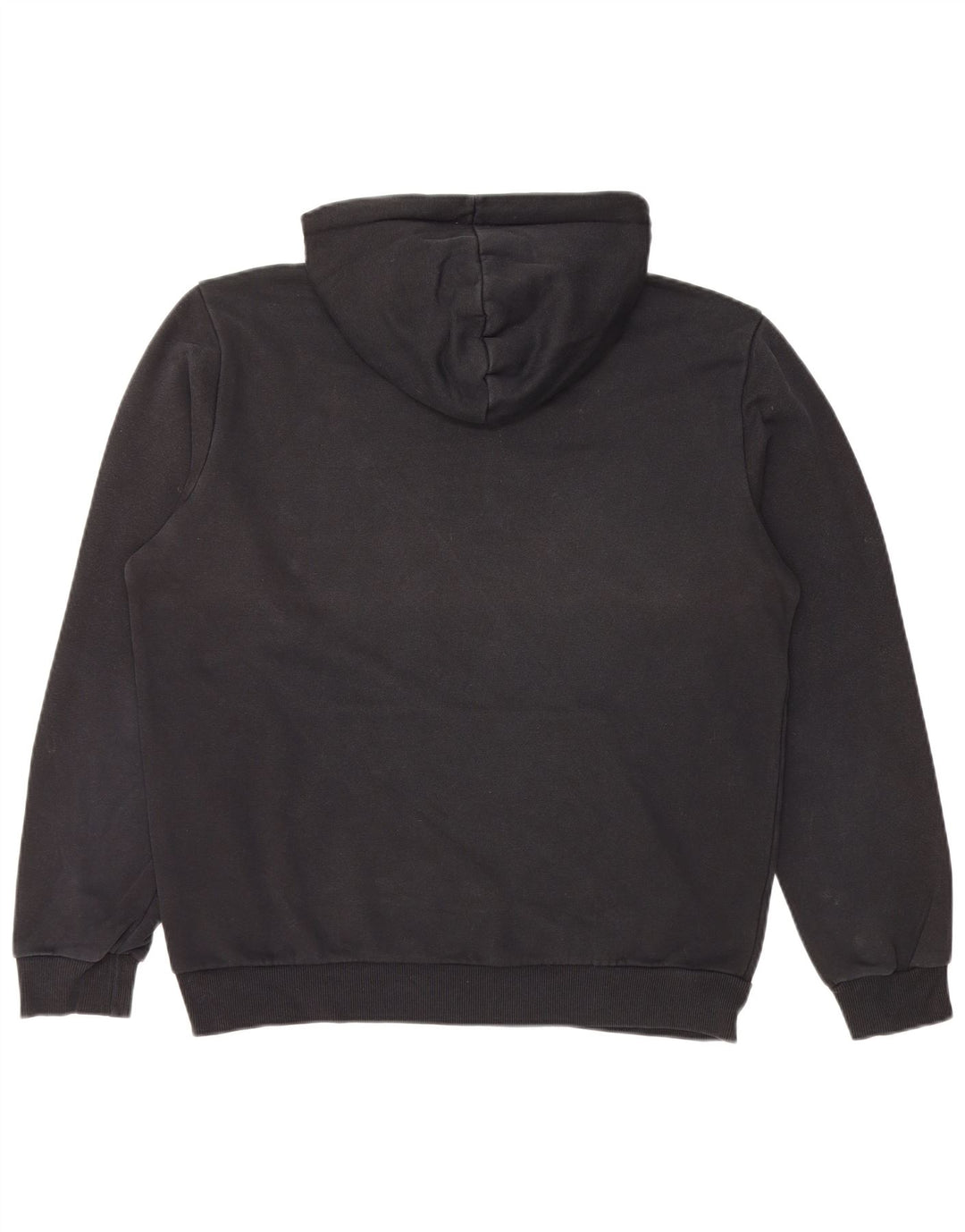 Pulover PUMA pentru bărbați cu glugă grafică, bumbac mediu negru