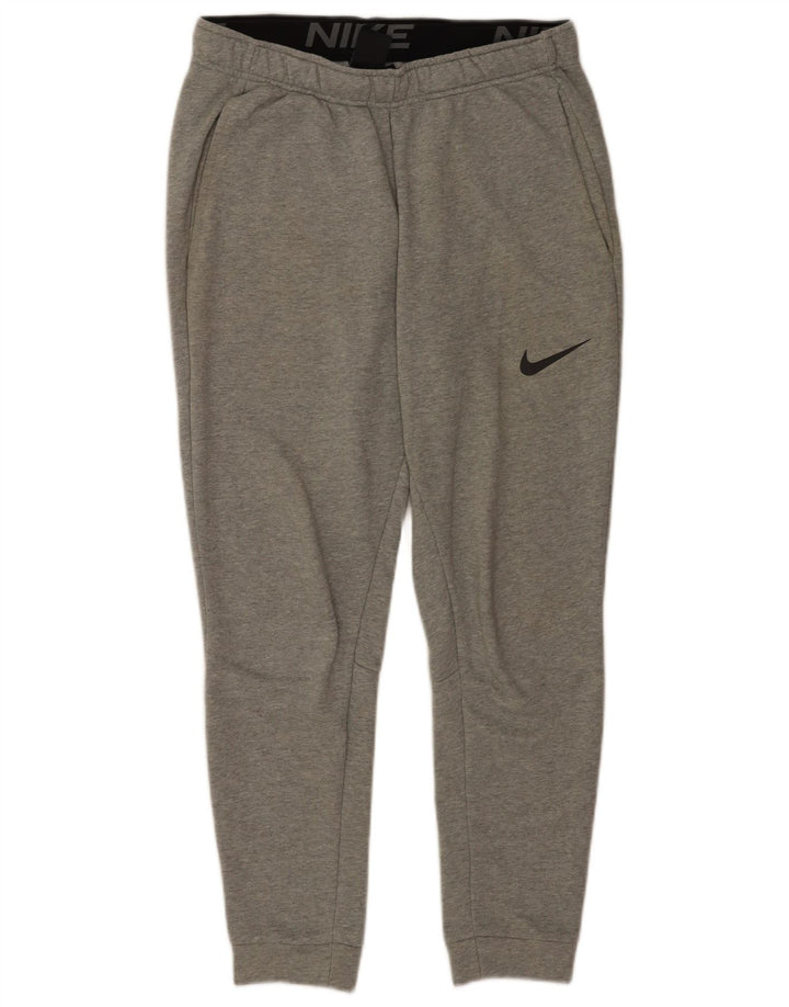 Pantaloni de trening Nike Dri Fit Standard pentru bărbați Joggeri din bumbac gri mediu