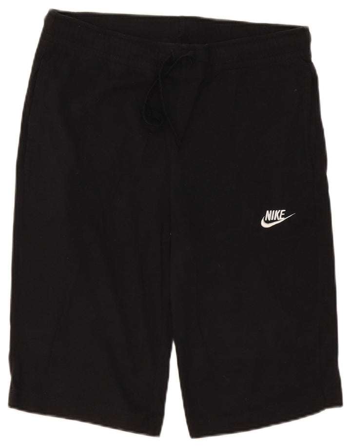 Pantaloni scurti sport Nike pentru bărbați, bumbac negru mic