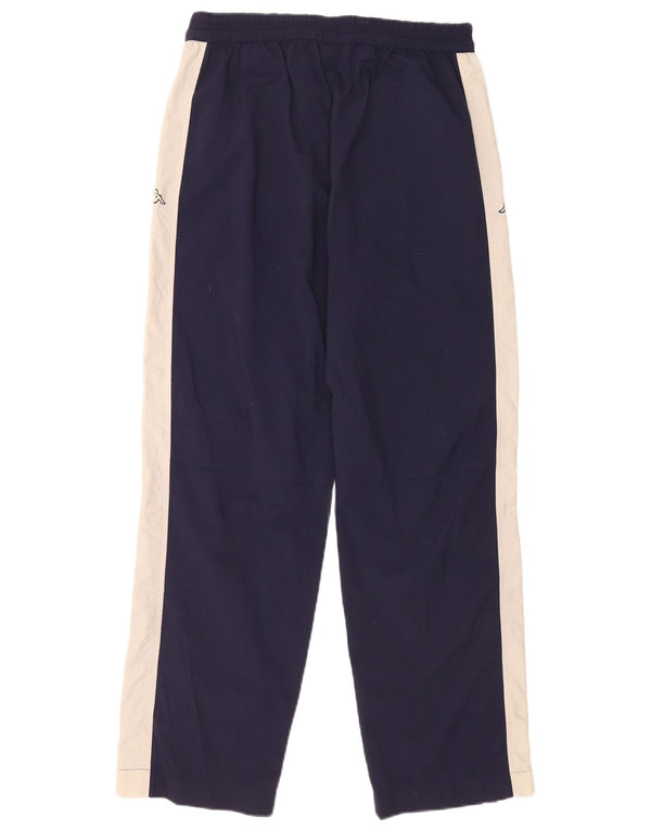 Pantaloni de trening cu grafică pentru bărbați Kappa, albastru mediu, color block