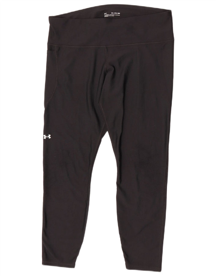 Leggings Capri Under Armour pentru femei UK 20 2XL Poliester negru