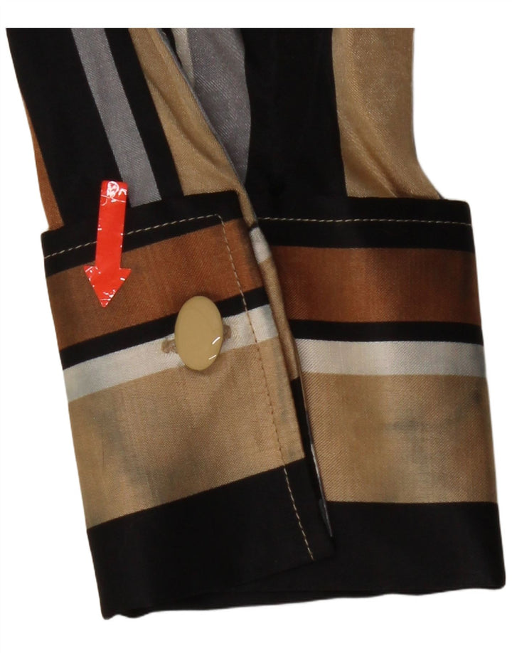 Bluză cămașă pentru femei Naracamicie UK 12 Medium, multicoloră, în dungi, viscoză