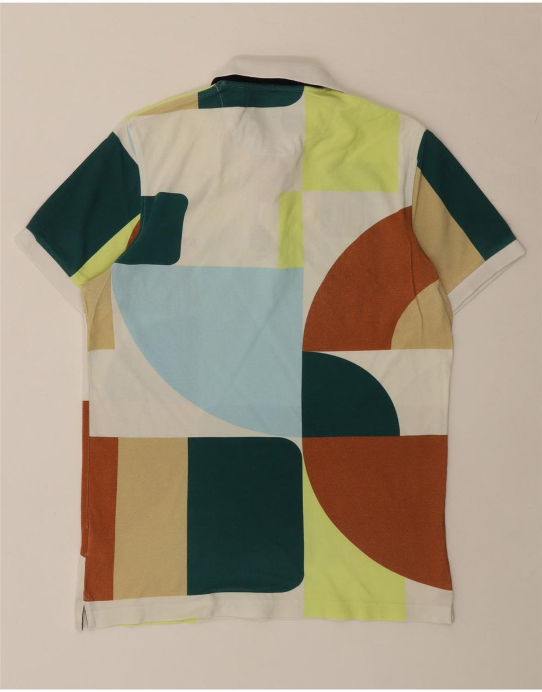 SUN68 Tricou polo pentru bărbați, mic, multicolor, din bumbac