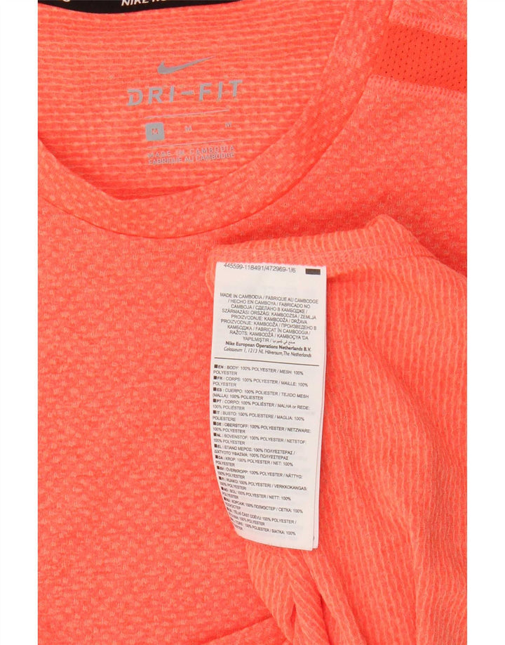 Tricou pentru bărbați Nike Dri Fit Top Poliester portocaliu mediu