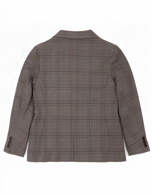 Marks & Spencer pentru femei Tailored Fit Blazer Jacket UK 24 4XL Gri Check