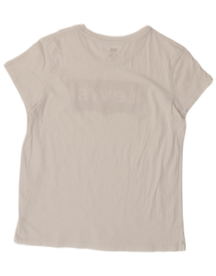 Tricou grafic LEVI'S pentru femei Top UK 16 Large White