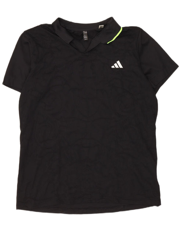 Tricou polo Adidas Aeroready pentru bărbați XL, poliester negru