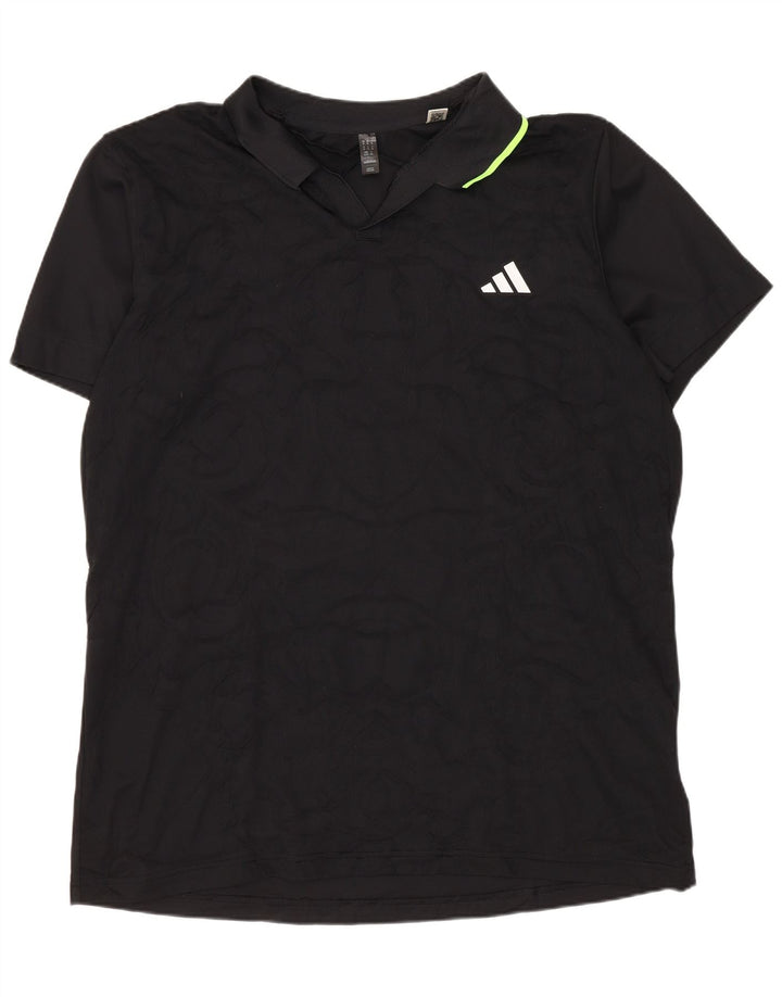 Tricou polo Adidas Aeroready pentru bărbați XL, poliester negru