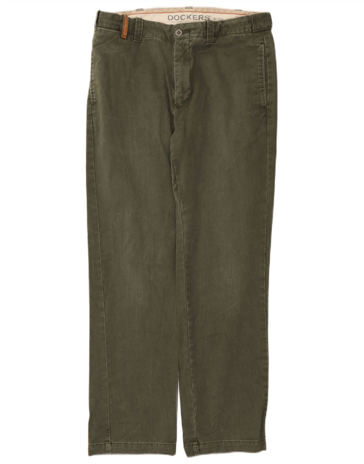 Dockers Blugi drepti pentru bărbați L34 L32 Bumbac kaki