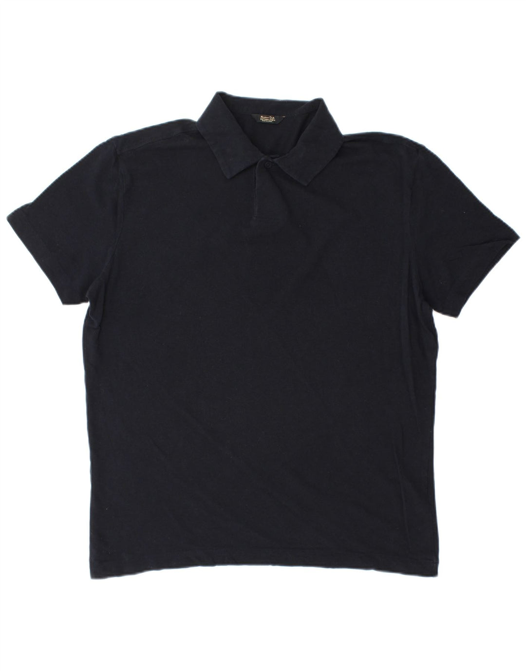 Tricou polo Massimo Dutti pentru bărbați, bumbac, albastru bleumarin mediu