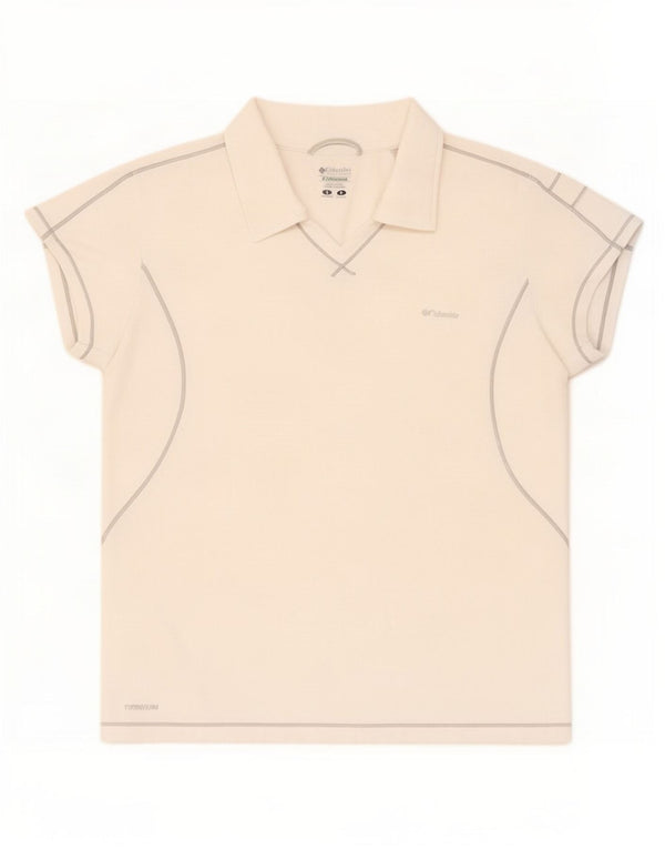 Tricou polo Columbia Titanium pentru femei UK 16 Large White