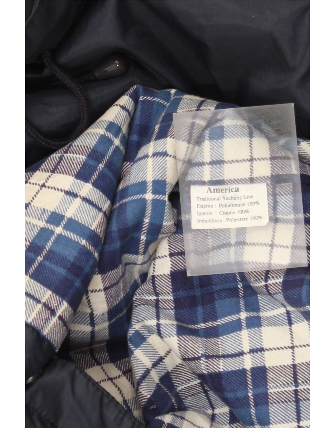Jachetă de vânt pentru bărbați America UK 42 XL bleumarin poliester