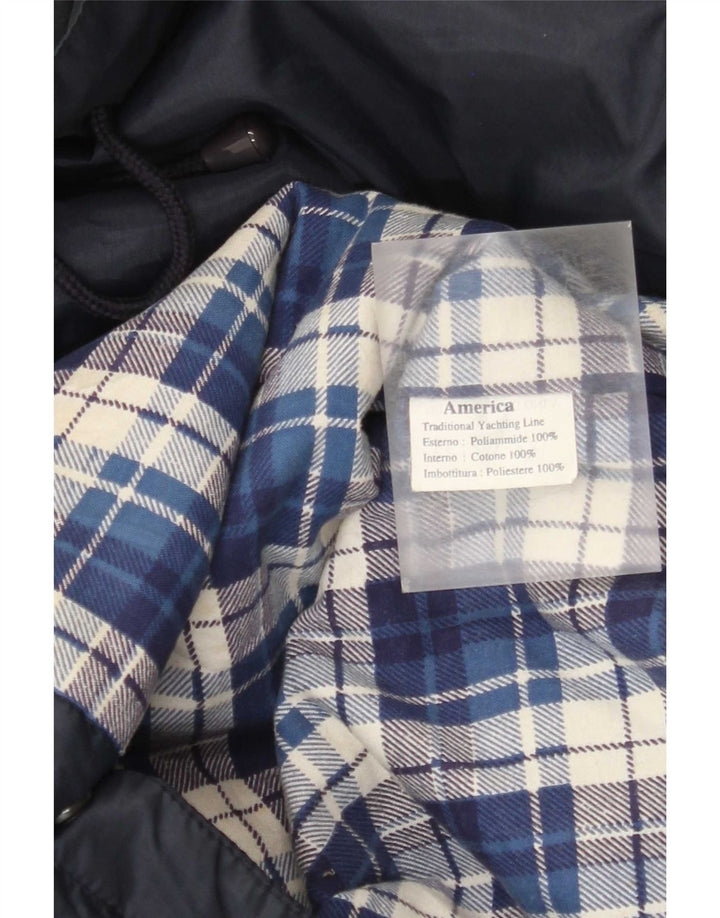 Jachetă de vânt pentru bărbați America UK 42 XL bleumarin poliester