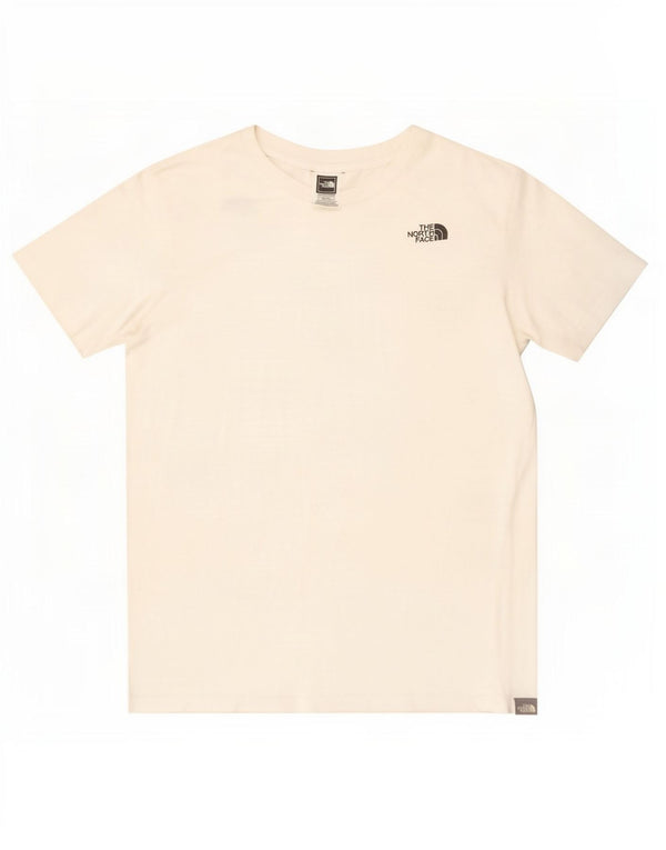 Tricou The North Face pentru baieti Top 14-15 ani XL bumbac alb