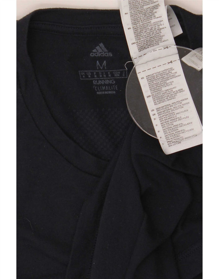Tricou Adidas Climalite pentru bărbați Top Mediu Bleumarin Poliester