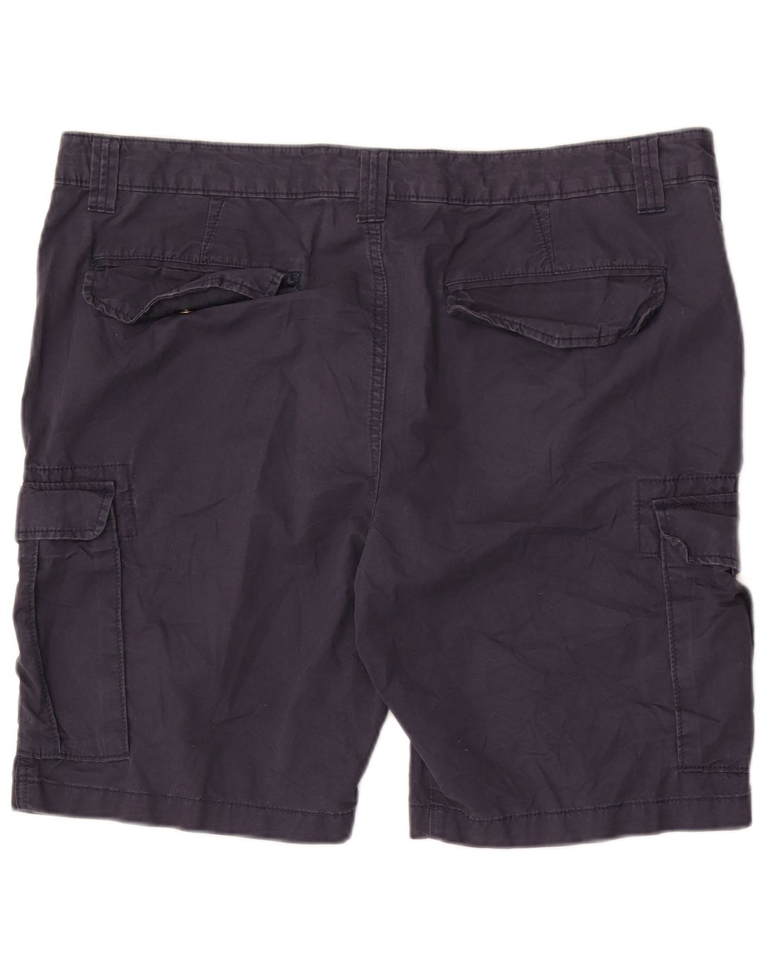 Pantaloni scurți cargo pentru bărbați Marks & Spencer W40 XL, bumbac bleumarin