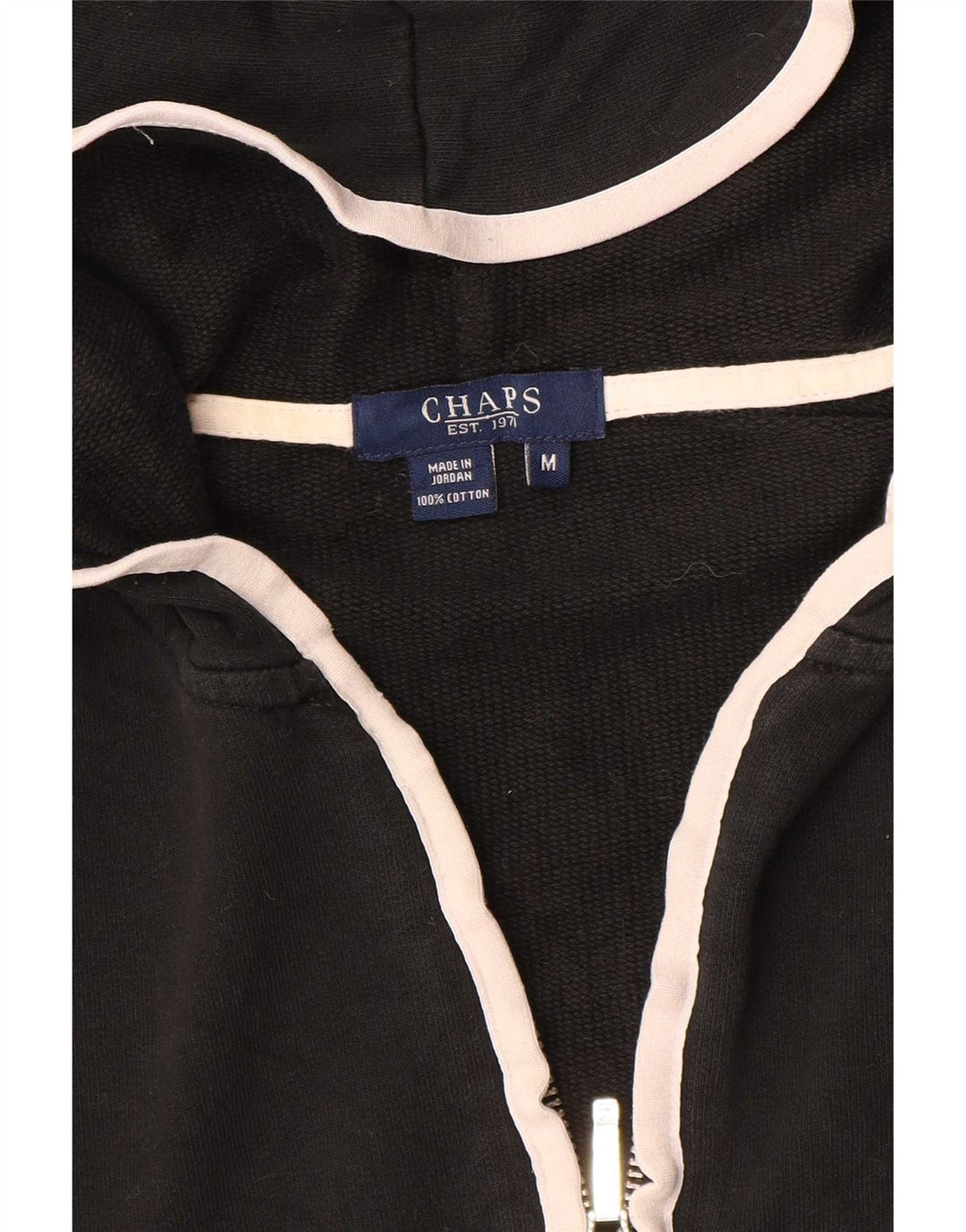 Pulover Chaps pentru femei, cu fermoar, UK 14 Medium Black