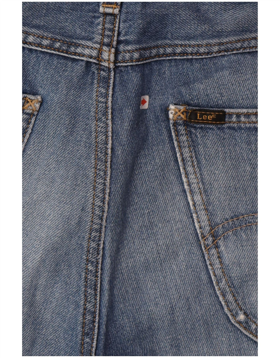 Pantaloni scurți de blugi pentru bărbați Lee, 5 buzunare, W31, bumbac albastru mediu