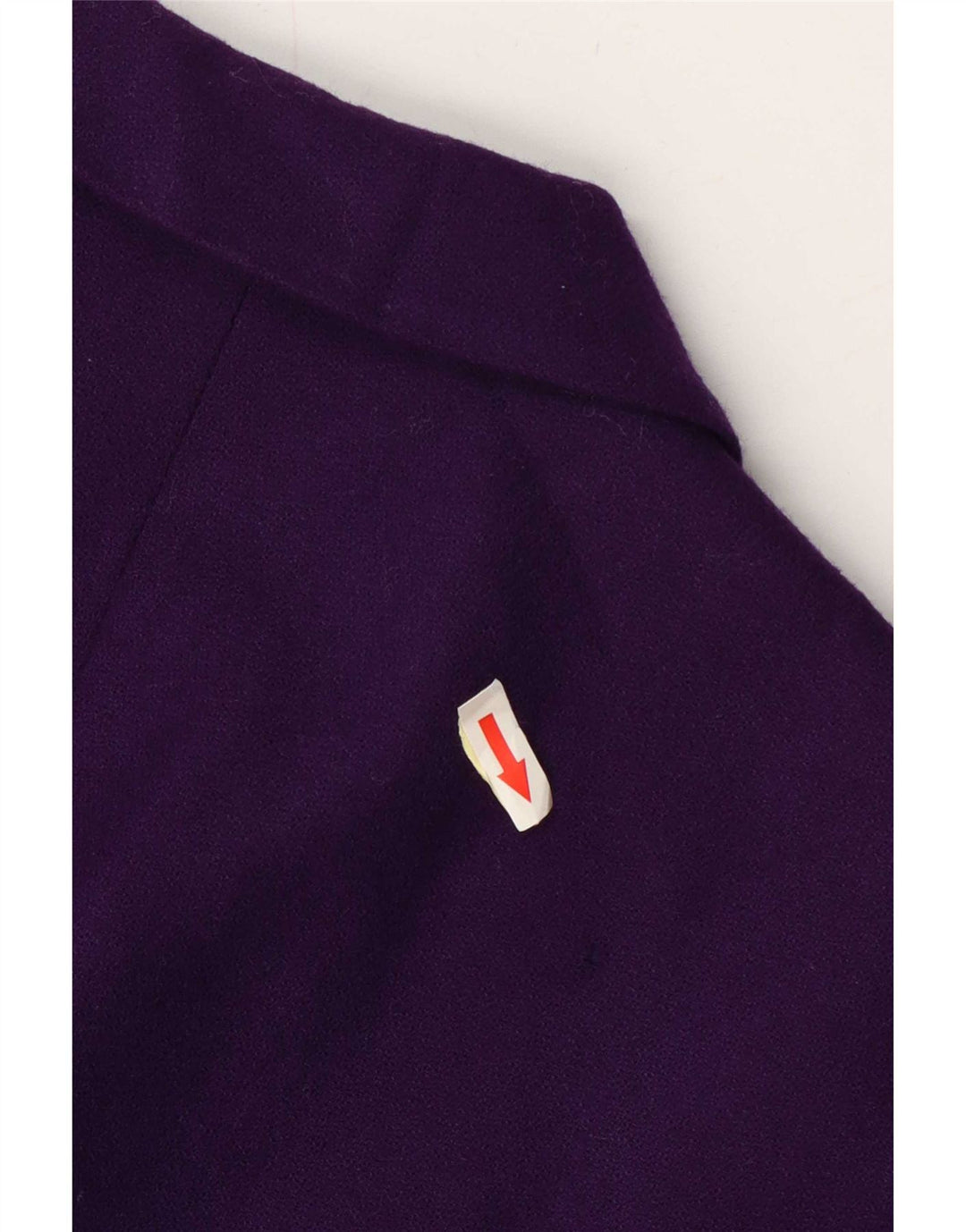 Jachetă Pendleton pentru femei cu 1 nasture, UK 12, lână virgină violet mediu