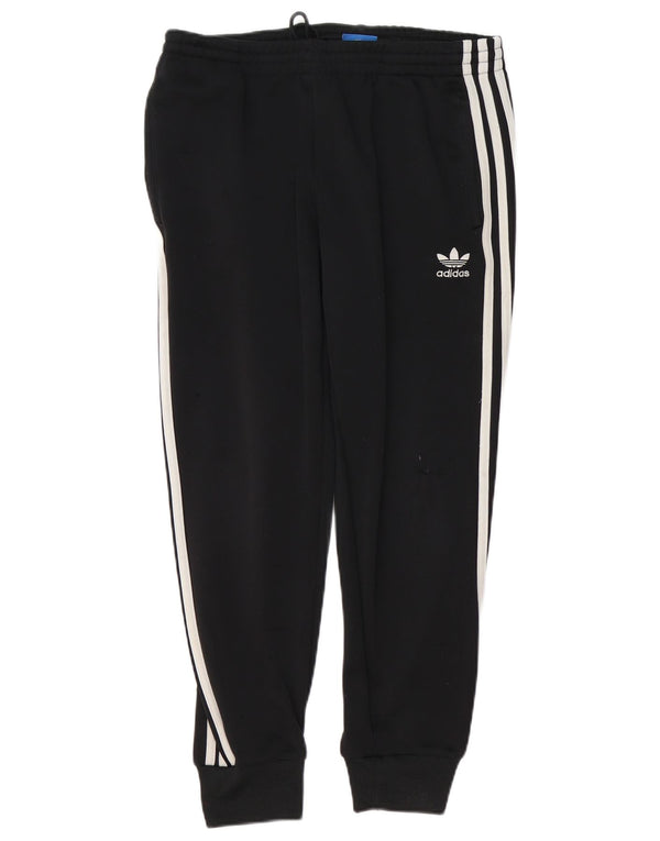Pantaloni de trening pentru femei ADIDAS Joggeri UK 12 Poliester mediu negru
