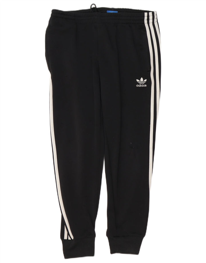 Pantaloni de trening pentru femei ADIDAS Joggeri UK 12 Poliester mediu negru