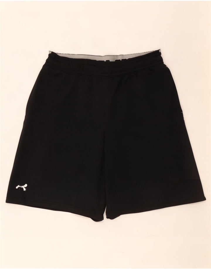 Pantaloni scurți sport grafic Under Armour pentru bărbați, negru mediu