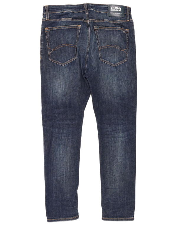 Blugi pentru bărbați Tommy Hilfiger Ryan skinny W34 L30 bumbac bleumarin