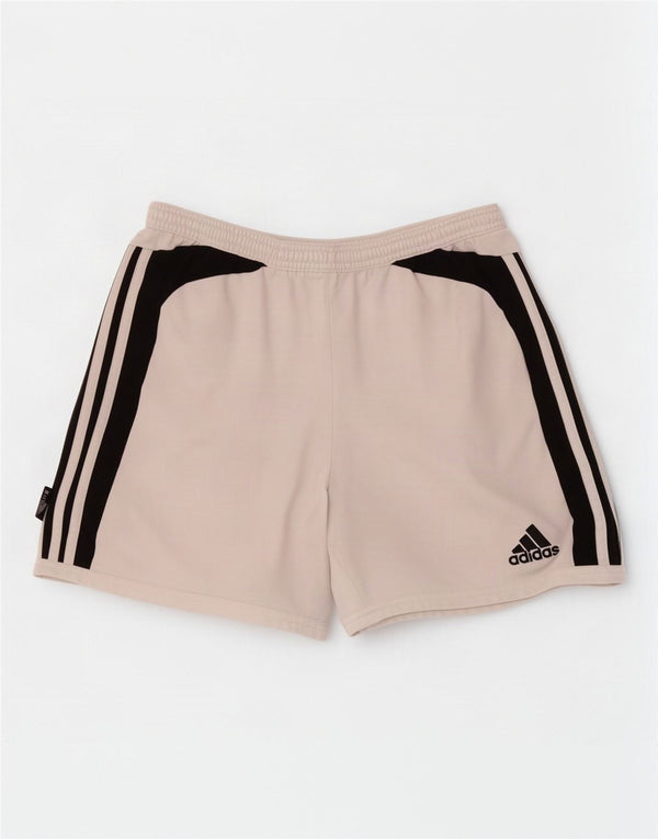 Pantaloni scurți sport Climalite Adidas pentru bărbați, mari, alb, din poliester