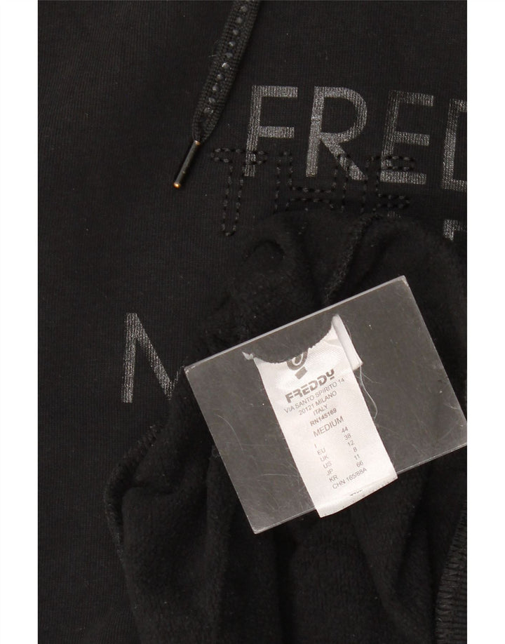 Pulover cu grafic pentru femei Freddy UK 14 Bumbac mediu negru