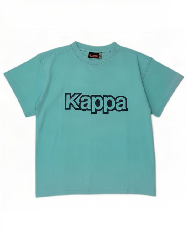 Tricou grafic pentru băieți Kappa Top 8-9 ani albastru mediu