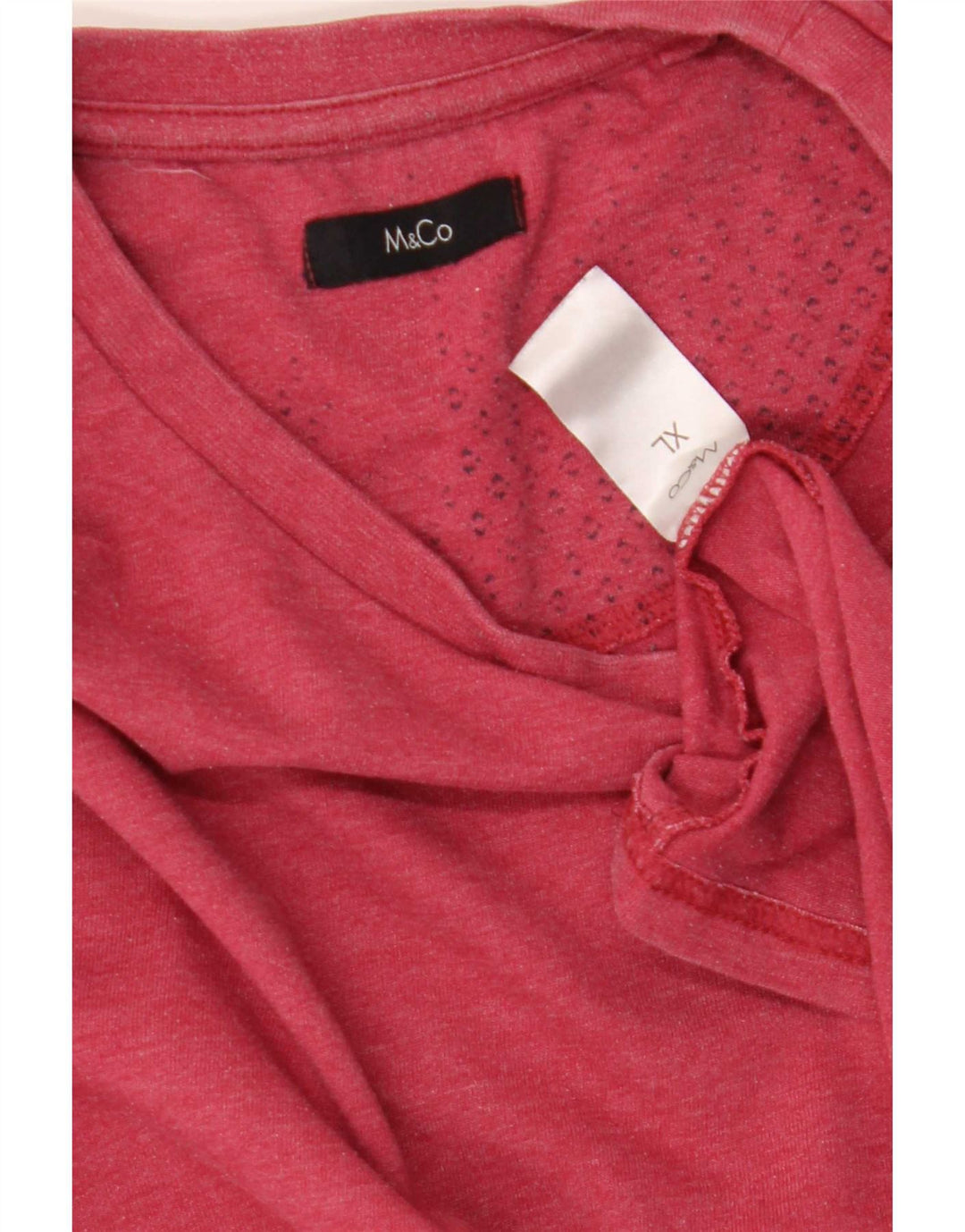 Tricou Bărbați M&Co Top XL Bumbac Roșu