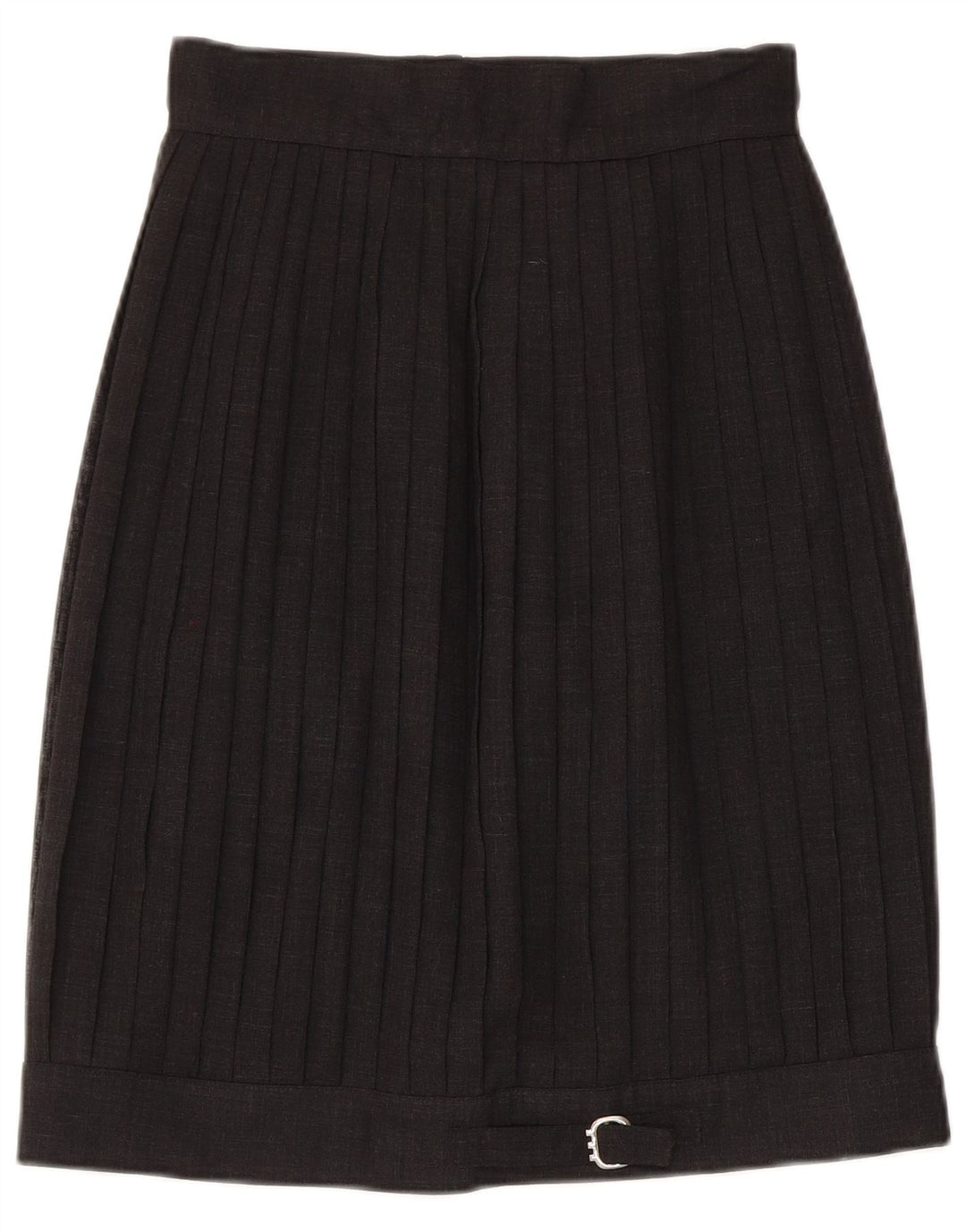 Fusta plisată Vintage pentru femei IT 42 Medium W26 Negru