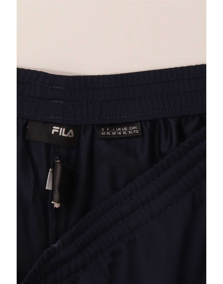 Pantaloni de trening Fila pentru femei UK 16, mari, bleumarin, poliester