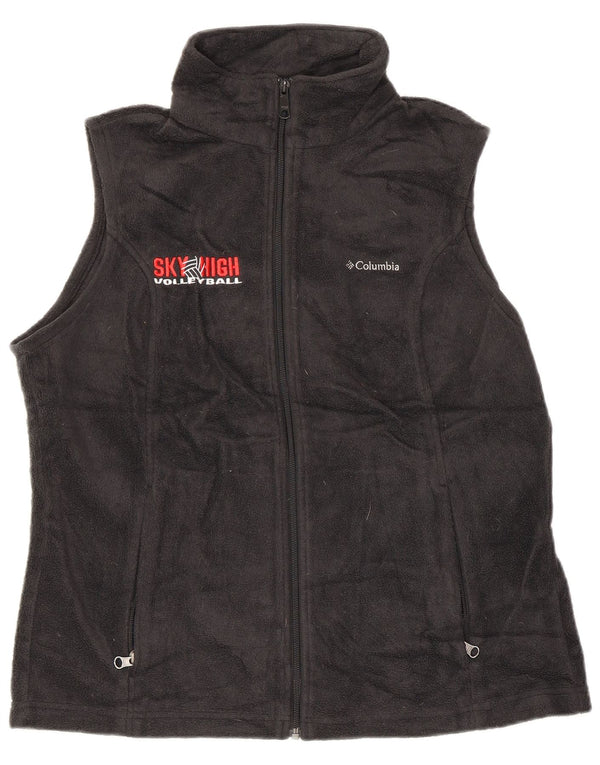 Columbia Graphic Fleece Gilet pentru bărbați UK 40 Large Black Polyester