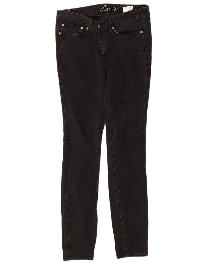 Blugi skinny pentru femei Levi's W30 L32 bumbac negru